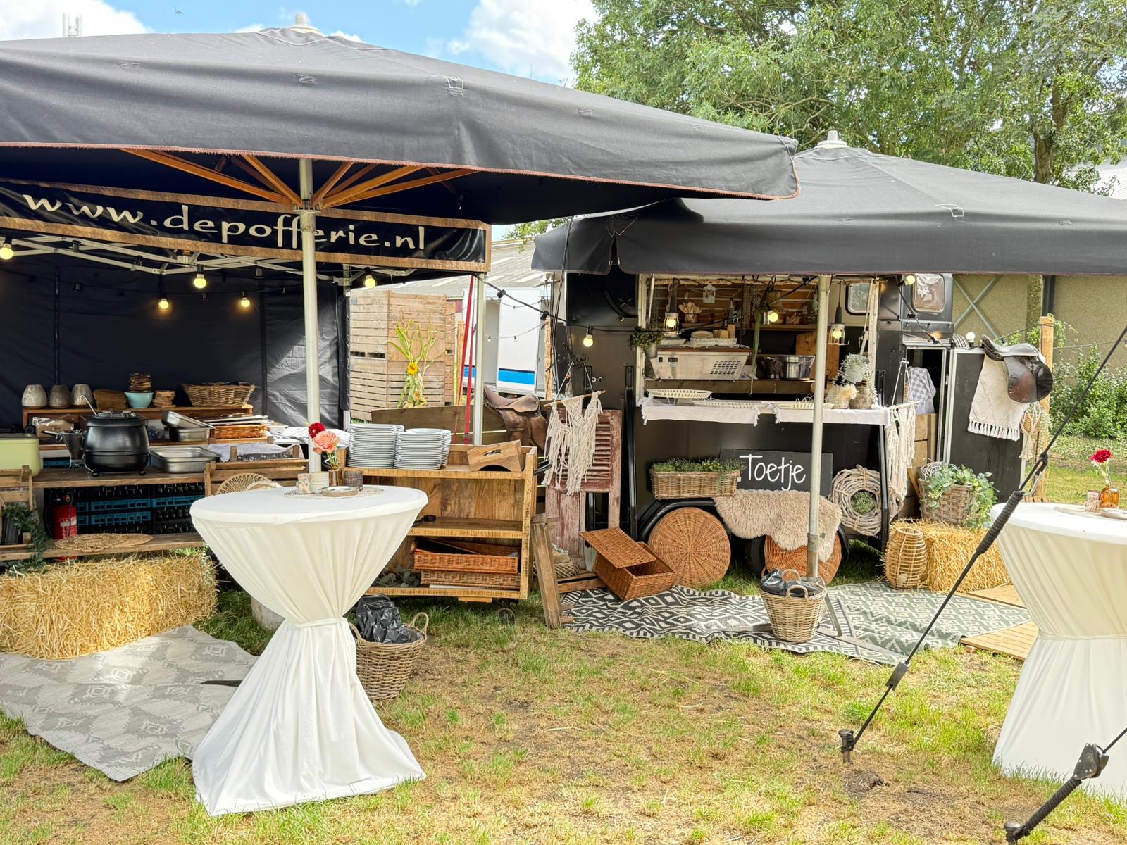 De Pofferie op locatie